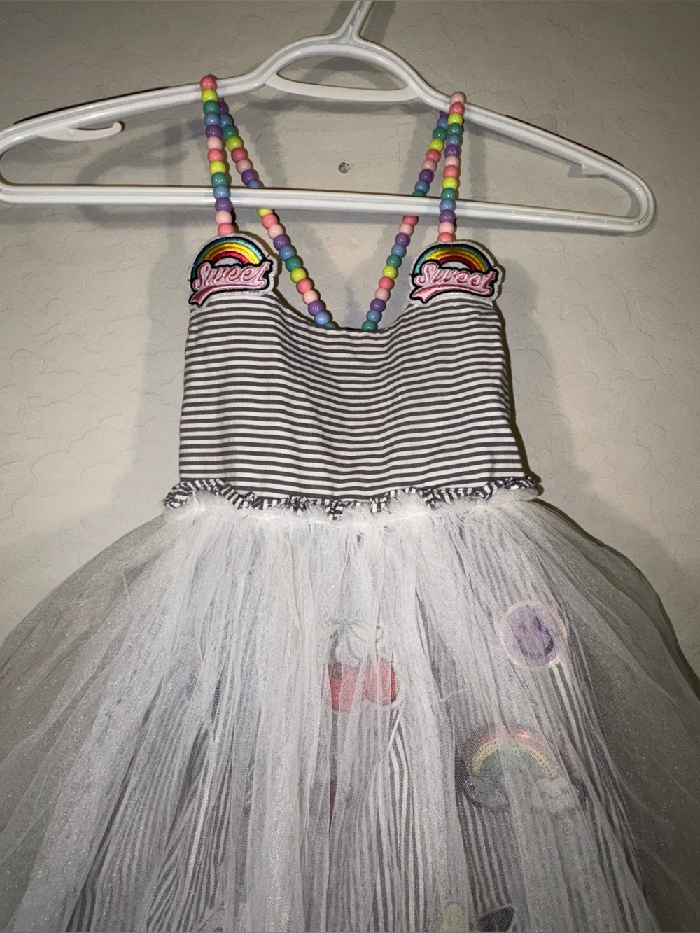 Lola + The Boys Sweet Candy Lovers Patch Dress 6 Years NWOT - Picture 3 of 9